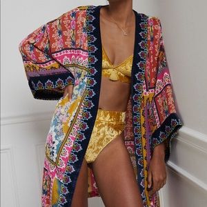 Anthropologie Velvet Zadie Robe